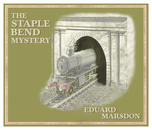 Illustration showing a fake book cover for Do-It-Yourself tunnel bookends.